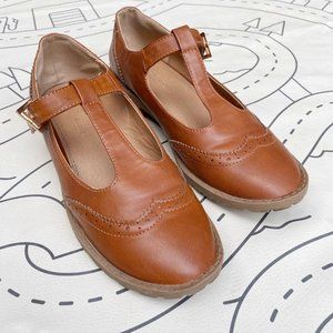 ASOS T-Strap Oxford Brogues Low Heel